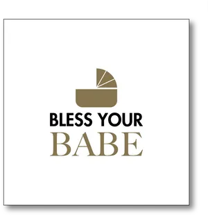 Bless Your Babe Graphic Design PNG Image