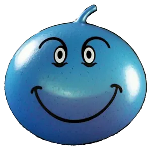 Blissful Blue Smiley Png Tpu PNG Image