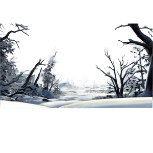 Blizzard White Landscape PNG 06242024 PNG with transparent background