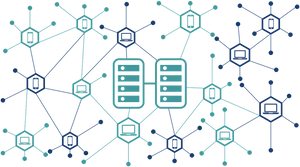 Blockchain Network Concept PNG Image