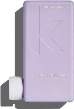 Blonde Angel Wash Shampoo Bottle PNG Image