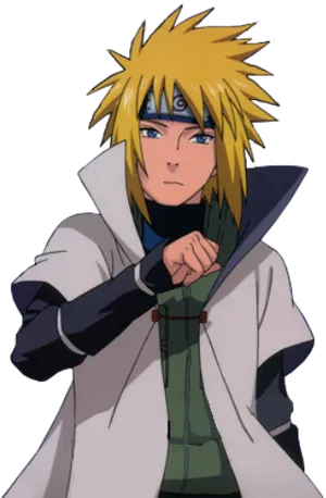 Blonde_ Anime_ Character_ With_ Blue_ Eyes PNG Image