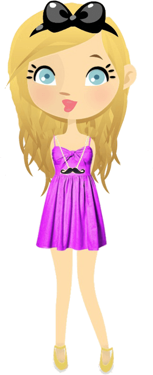Download Doll Png Transparent Image - Girl Png Cartoon Doll, Png Download PNG with transparent background