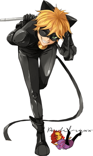 Chat Noir Miraculous Fanart, HD Png Download PNG