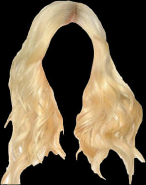 Hair Wig Png - Long Blonde Hair Png, Transparent Png PNG image with transparent background