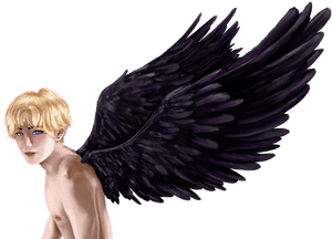 Taehyung Fallen Angel Art, HD Png Download PNG with transparent background
