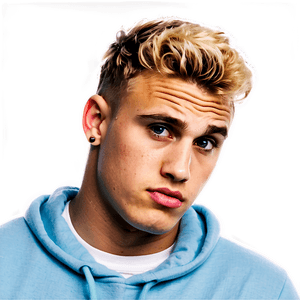 Blonde Youthin Blue Hoodie PNG