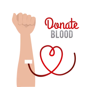 Blood Donation Awareness PNG Image