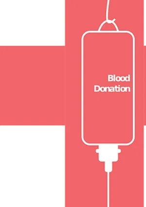 Blood Donation Awareness Poster PNG Image