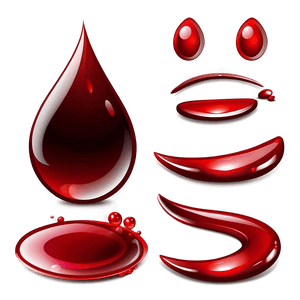 Blood Drop Clipart PNG 05252024 PNG