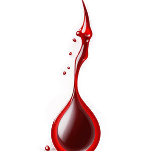 Blood Drop with Shadow PNG xfu PNG
