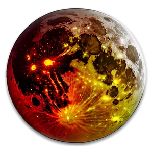 Blood Moon Eclipse Png Vof PNG Image