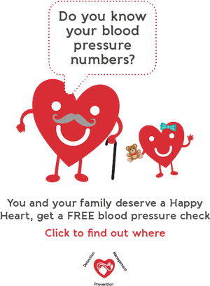 Blood Pressure Awareness Campaign Poster PNG