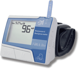 Blood Pressure Glucose Monitor Device PNG
