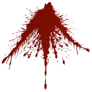 Blood Spatter Silhouette Png Kka38 PNG Image