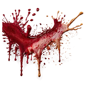 Blood Splatter Clipart Transparent 05262024 PNG Image