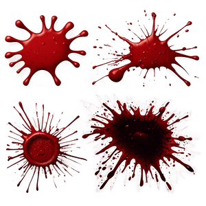 Blood Splatter Clipart Transparent 6 PNG