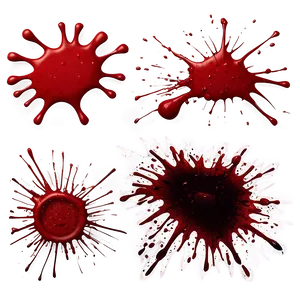 Blood Splatter Clipart Transparent 6 PNG Image