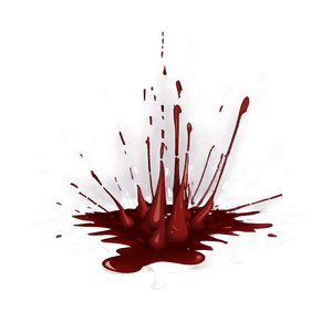 Blood Splatter Transparent PNG 05262024 PNG