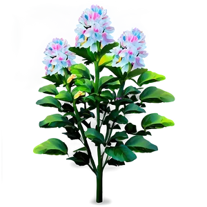 Blooming Flower Bush Png Kwq PNG Image