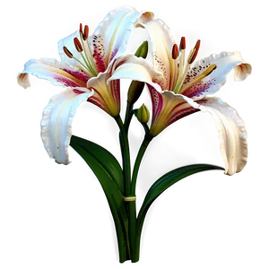 Blooming Lily Flower Png 06272024 PNG Image