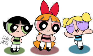 Blossom And Her Sisters - Powerpuff Girls Wallpaper Hd, HD Png Download PNG image with transparent background