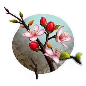 Blossom Sticker Graphic Png 68 PNG Image