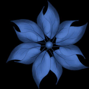 Flores Azules Dibujo Png, Transparent Png PNG image with transparent background