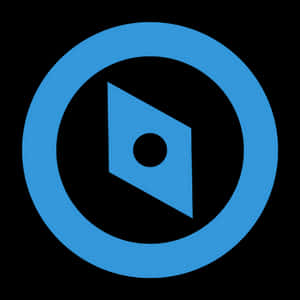 Blue_ Abstract_ Icon PNG image with transparent background