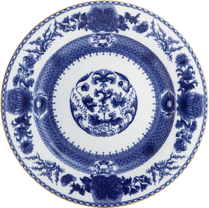 Imperial Blue Dinner Plate - Mottahedeh Blue Lace Dinner Plate, HD Png Download PNG with transparent background
