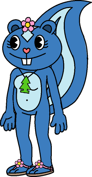 Characters - Petunia - Petunia Happy Tree Friends Anime, HD Png Download PNG