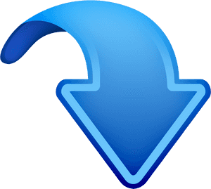 Download Down Arrow Transparent Png - Blue Down Arrow Gif, Png Download PNG with transparent background