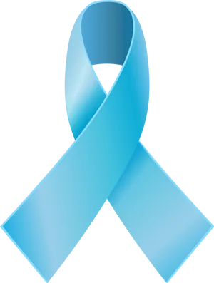 Blue Awareness Ribbon PNG Image