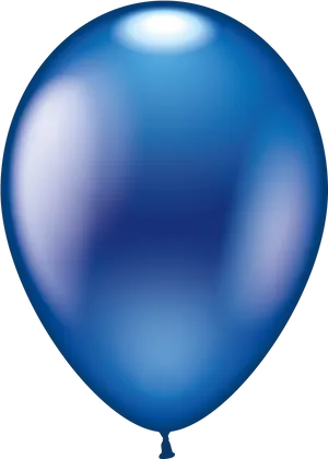 Blue Balloon Gradient Background PNG Image