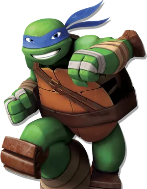 Blue Bandana Turtle Ninja PNG Image