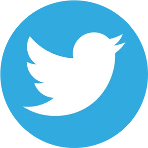 Blue Bird Social Media Icon PNG Image