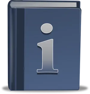 Blue Book Info Icon PNG Image