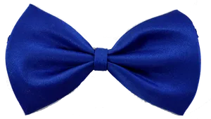 Blue Bow Tie Isolated PNG Image