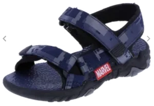 Blue Camouflage Kids Sandal Marvel PNG Image