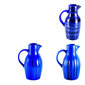 Blue Ceramic Jug Png Ene PNG Image