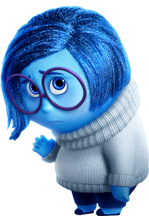Transparent Sad Clipart - Sadness Inside Out Clipart, HD Png Download PNG image with transparent background