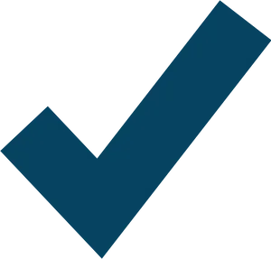 Blue Checkmark Icon PNG Image