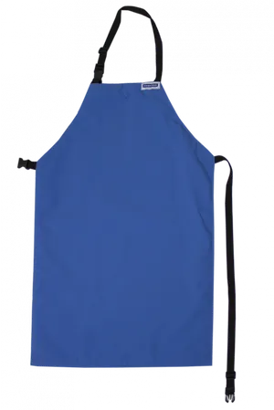 Blue Chef Apron Isolated PNG Image