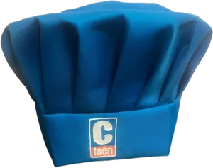 Blue Chef Hatwith Logo PNG Image