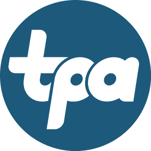 Blue Circle Logowith Letterstpa PNG image with transparent background