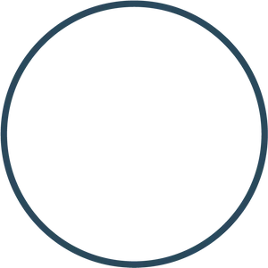 Blue Circle Outline Graphic PNG Image