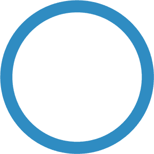 Blue Circle Simple Graphic PNG image with transparent background