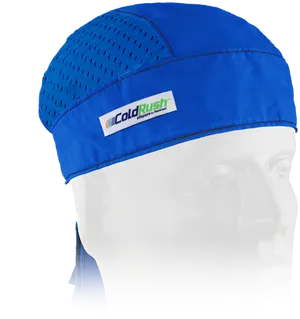 Blue Cold Rush Durag Product Display PNG Image