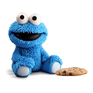 Blue Cookie Monster Character PNG 05212024 PNG image with transparent background