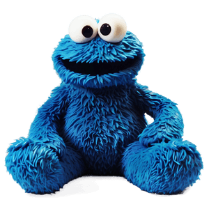 Blue Cookie Monster Character PNG 63 PNG image with transparent background